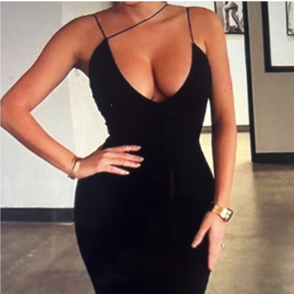 Jireh V- neck bodycon sling dress
